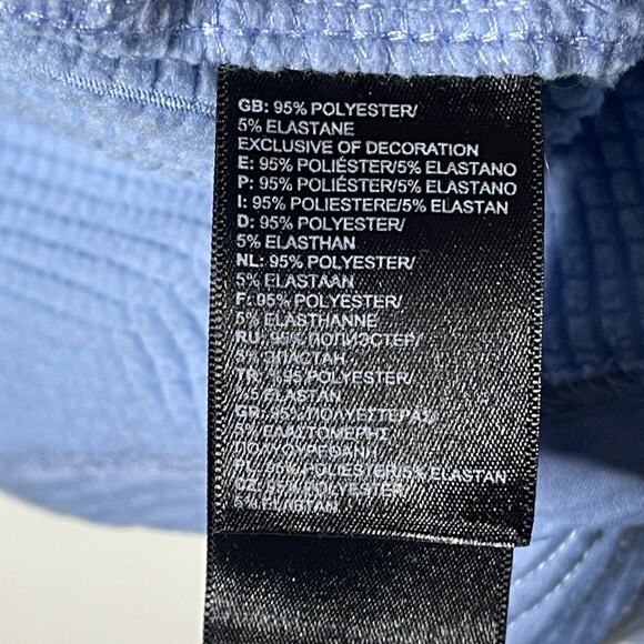 The North Face Woman's Large Light Blue Full Zip Up Light Jacket Front Pockets - Picture 7 of 9